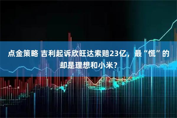 点金策略 吉利起诉欣旺达索赔23亿，最“慌”的却是理想和小米？