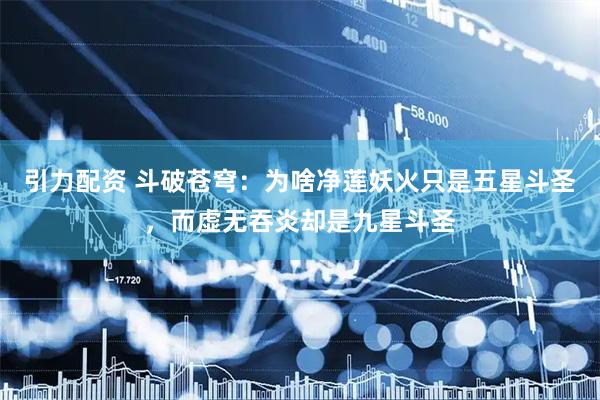 引力配资 斗破苍穹：为啥净莲妖火只是五星斗圣，而虚无吞炎却是九星斗圣
